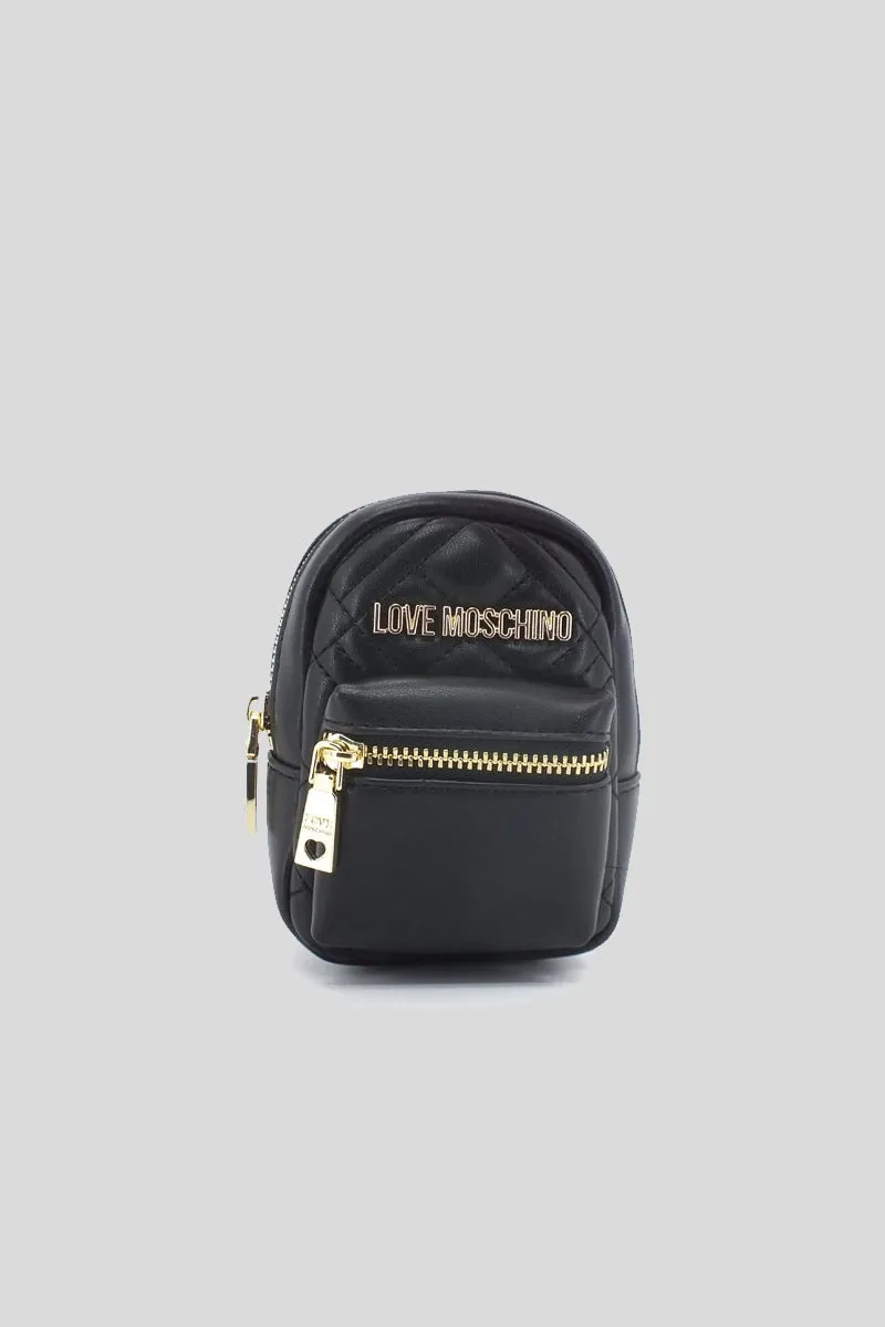 Bags Charms Quilt. Pu - Nero