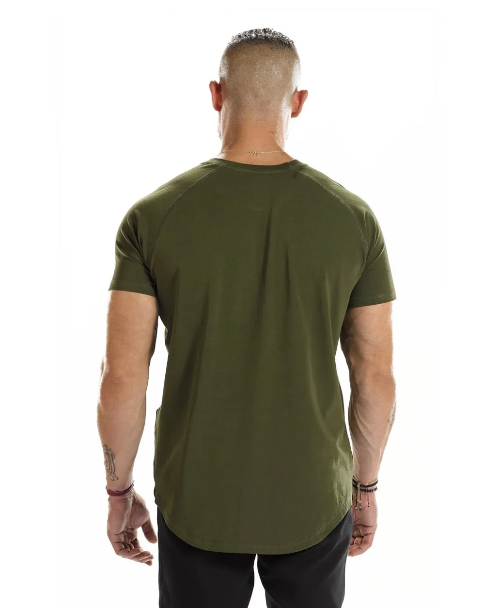 Bar-Basic Raglan T-shirt [Cotton/Lycra]