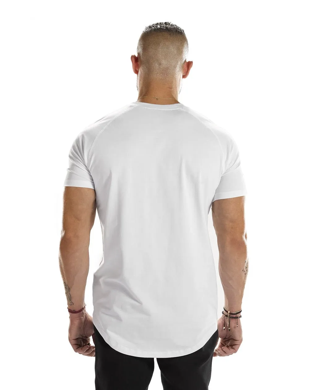 Bar-Basic Raglan T-shirt [Cotton/Lycra]