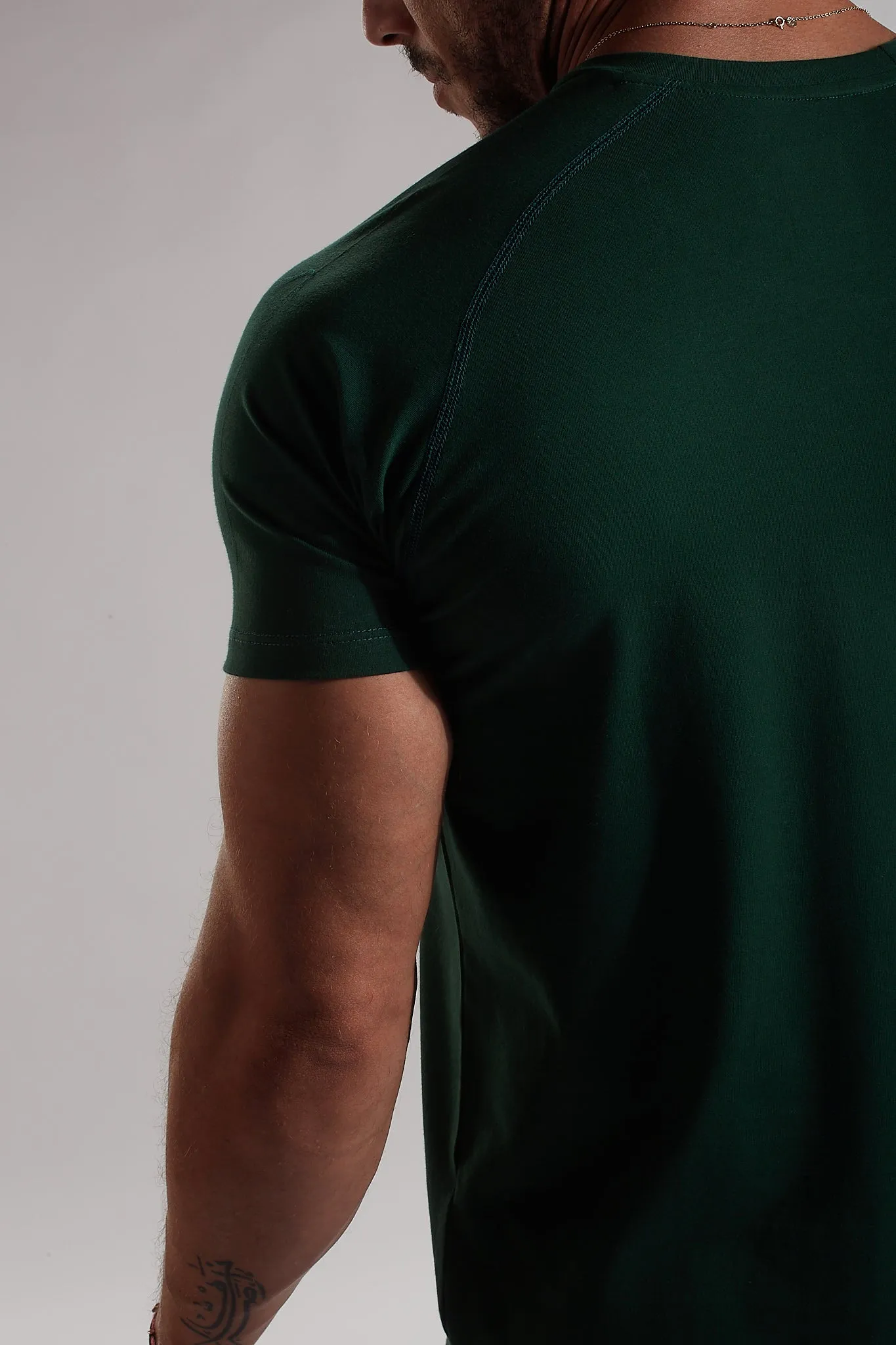 Bar-Basic Raglan T-shirt [Cotton/Lycra]