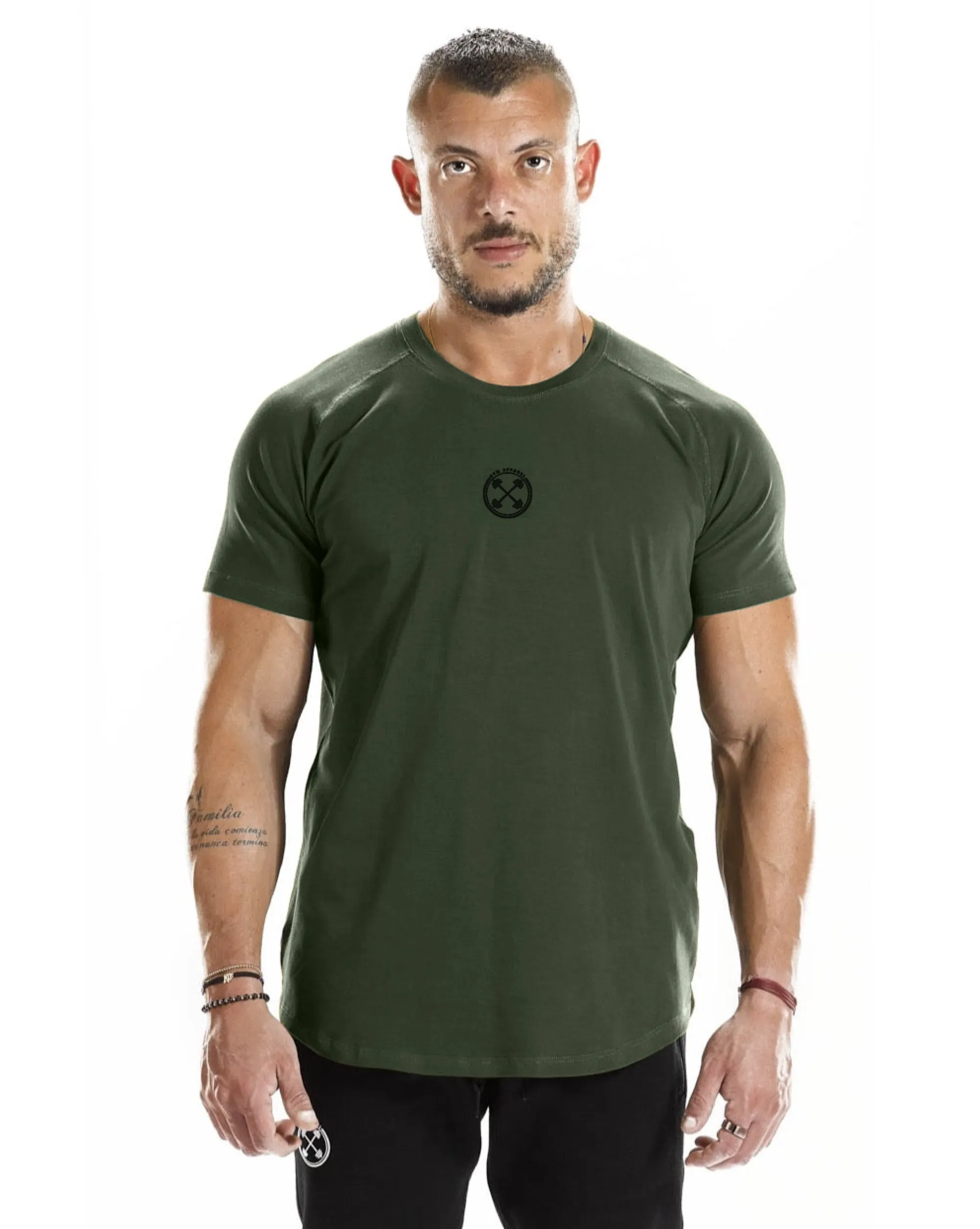 Bar-Basic Raglan T-shirt [Cotton/Lycra]
