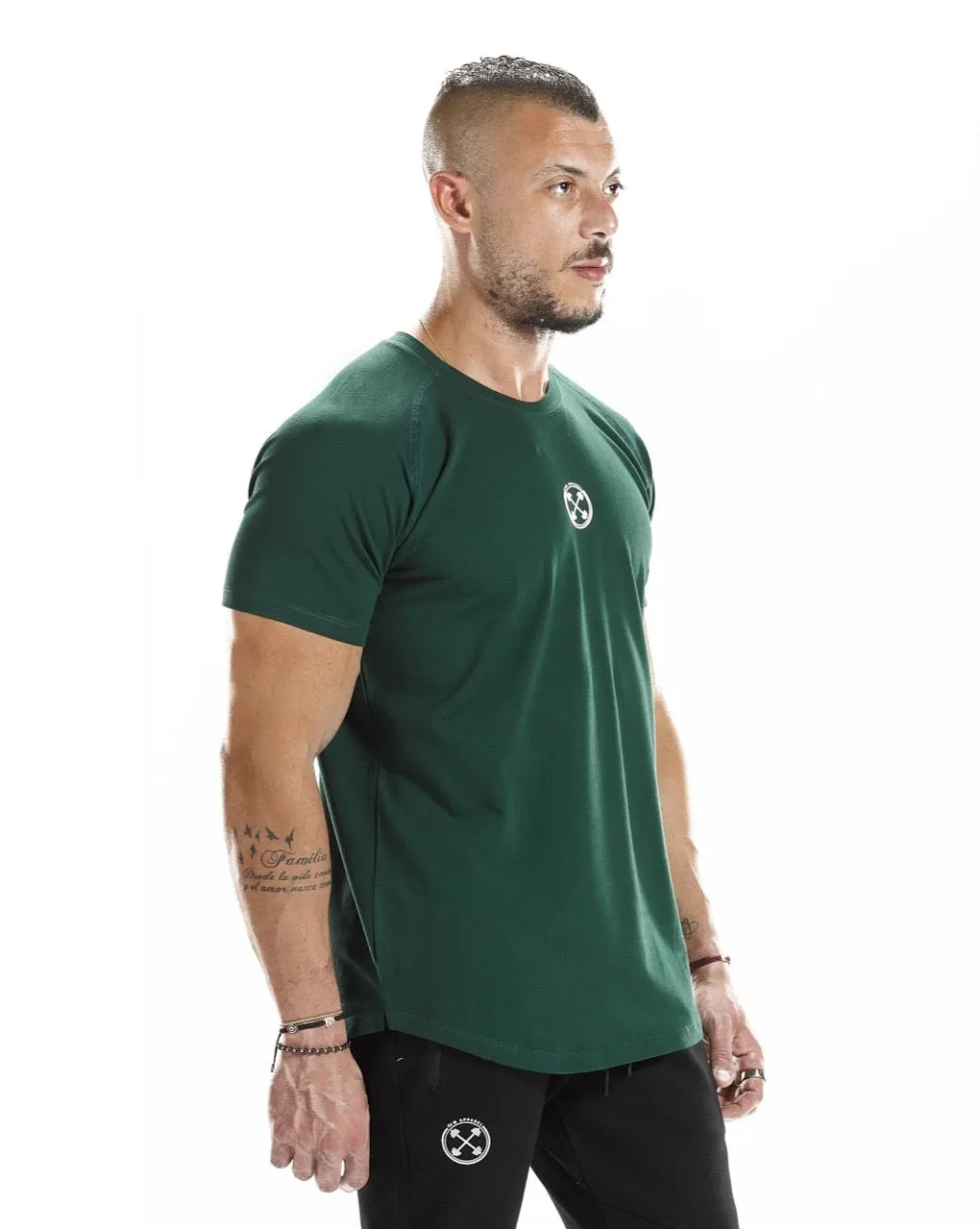 Bar-Basic Raglan T-shirt [Cotton/Lycra]
