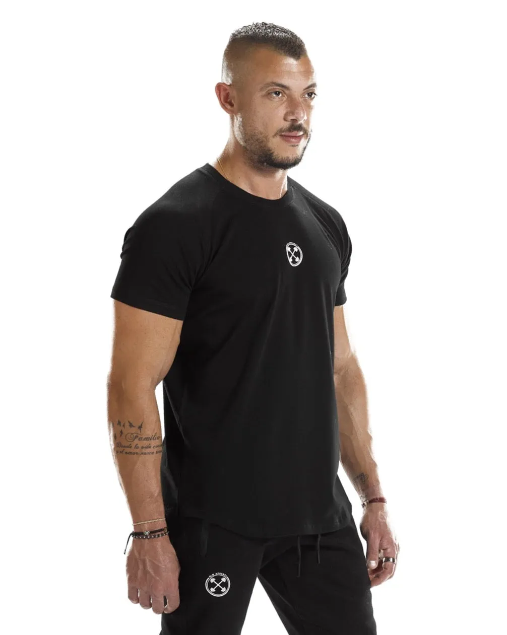 Bar-Basic Raglan T-shirt [Cotton/Lycra]