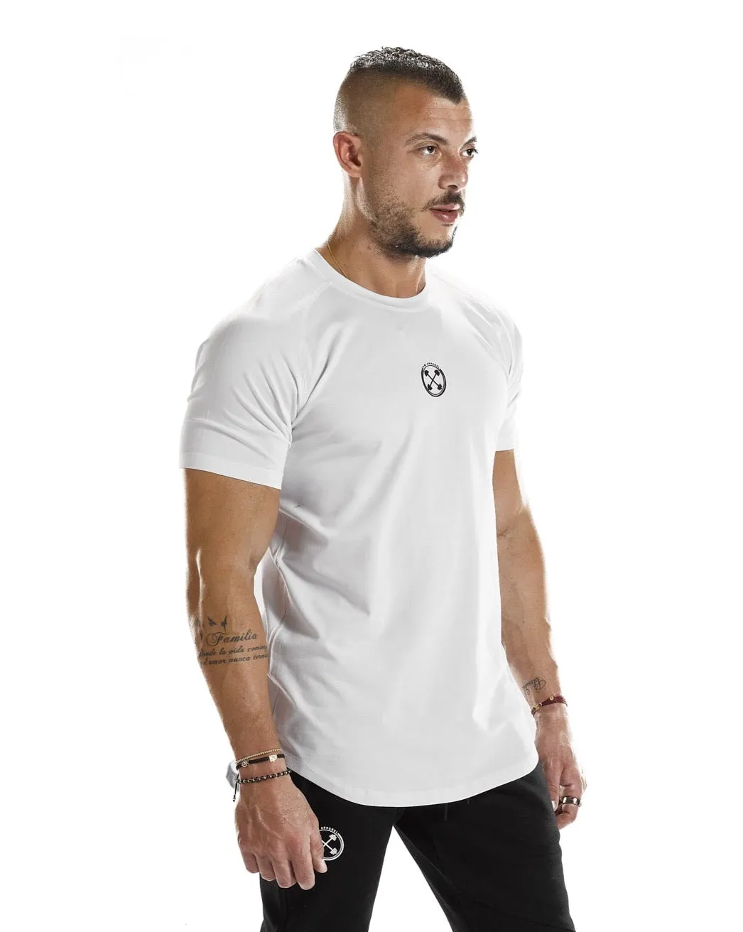 Bar-Basic Raglan T-shirt [Cotton/Lycra]