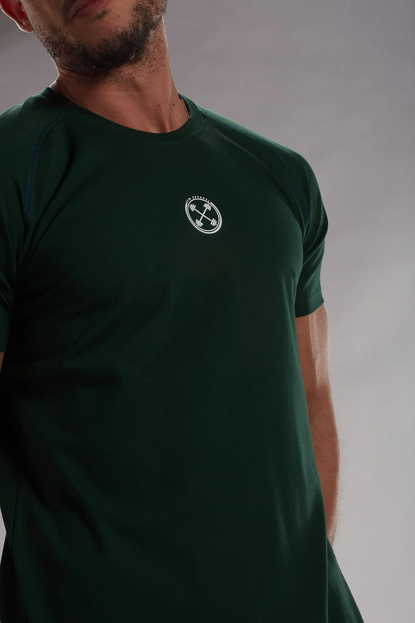 Bar-Basic Raglan T-shirt [Cotton/Lycra]