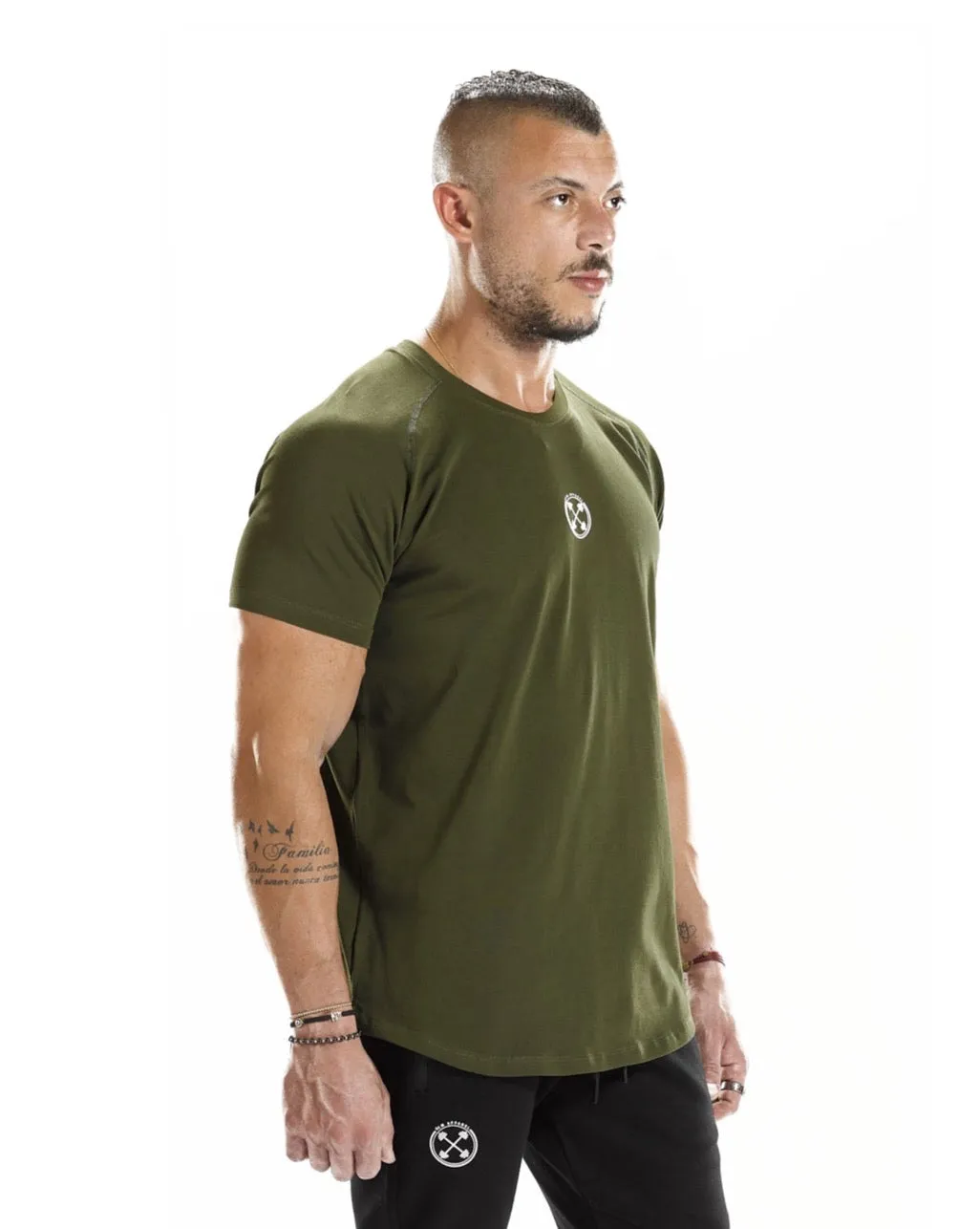 Bar-Basic Raglan T-shirt [Cotton/Lycra]