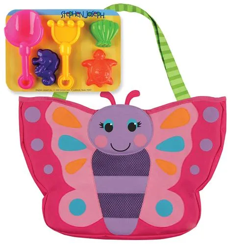 Beach Totes w/ Sand Toy Play Set