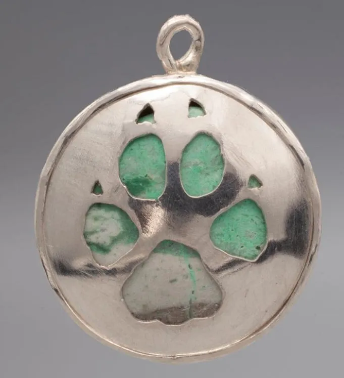 Bear and Wolf Paw Charm