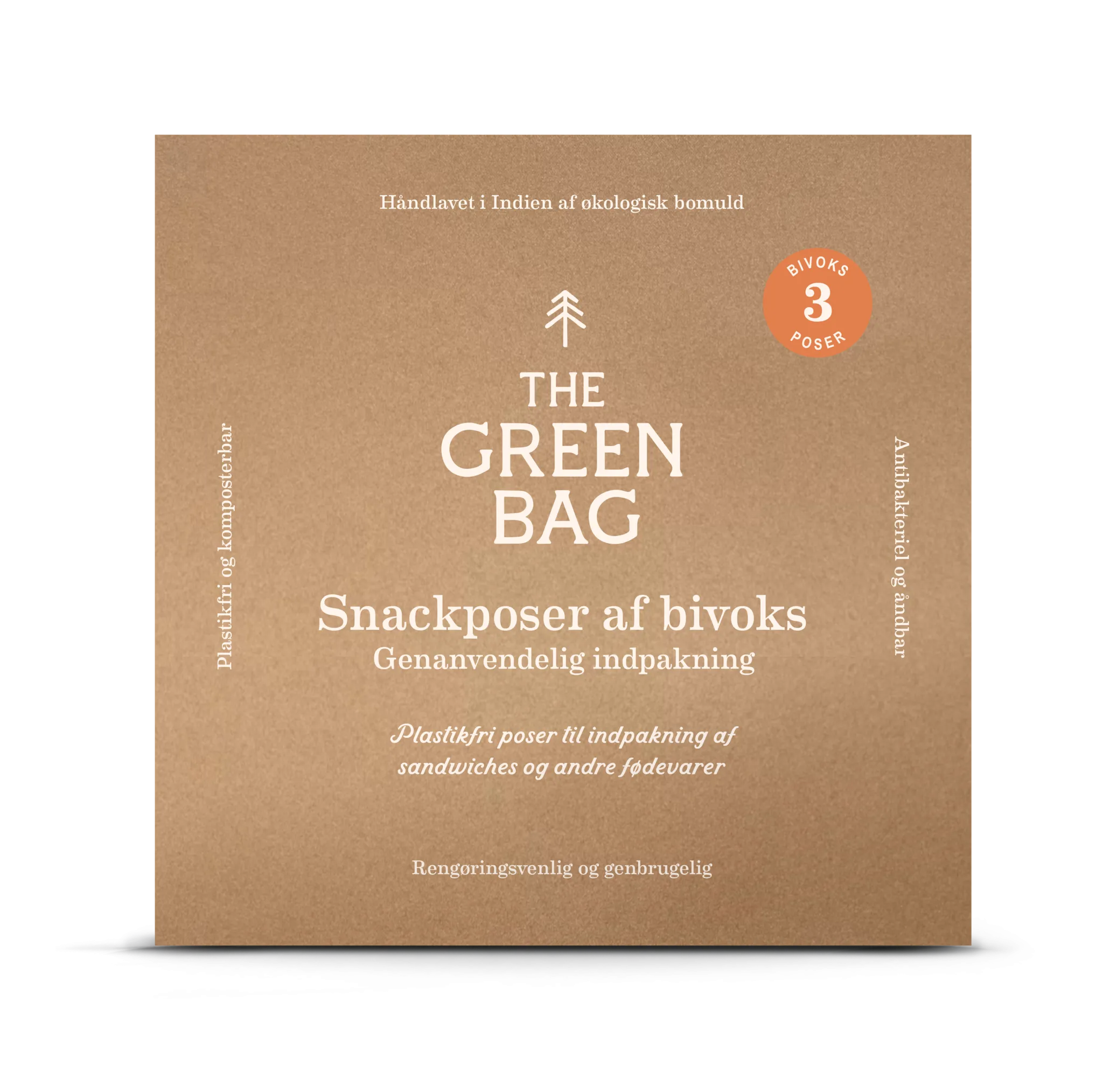Beeswax Snack bags - 3 pieces