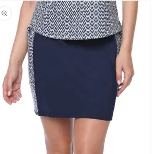 BELYN KEYSide Panel Skort With Pockets in Skyline Print