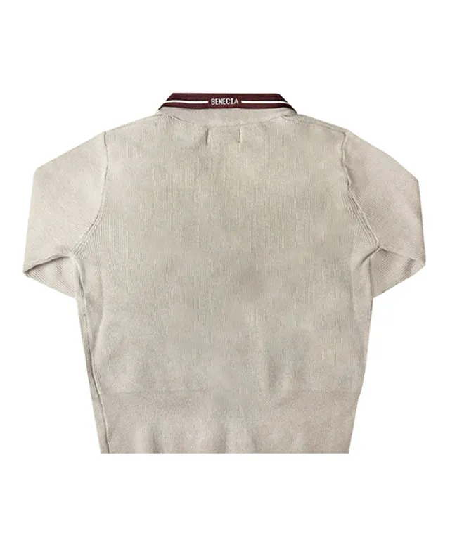 BENECIA 12 Minimal hachi collar - Beige