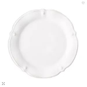 Berry & Thread Flared Dinner Plate Whitewash