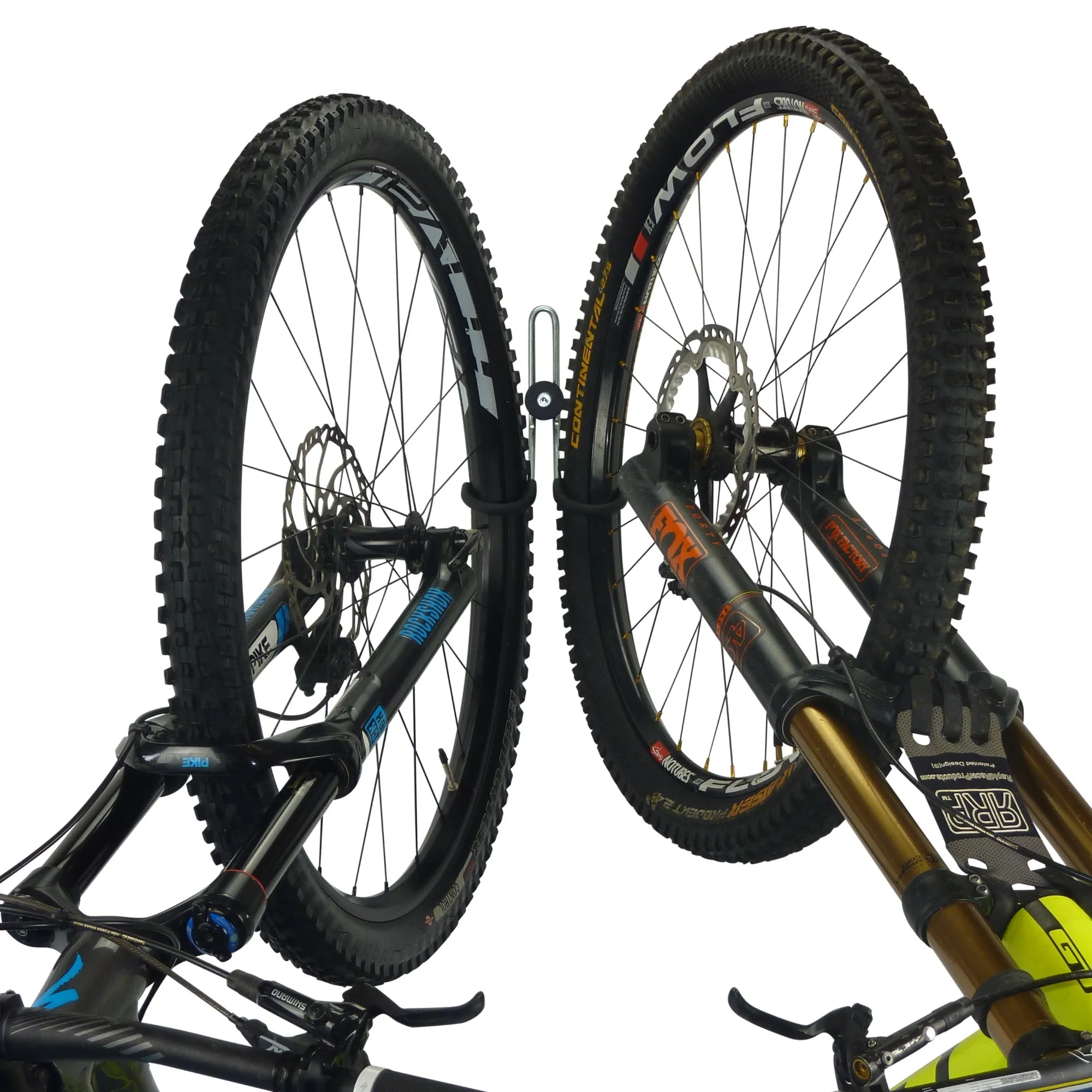 Bike wall hook for 2 bikes. GearHooks® B2