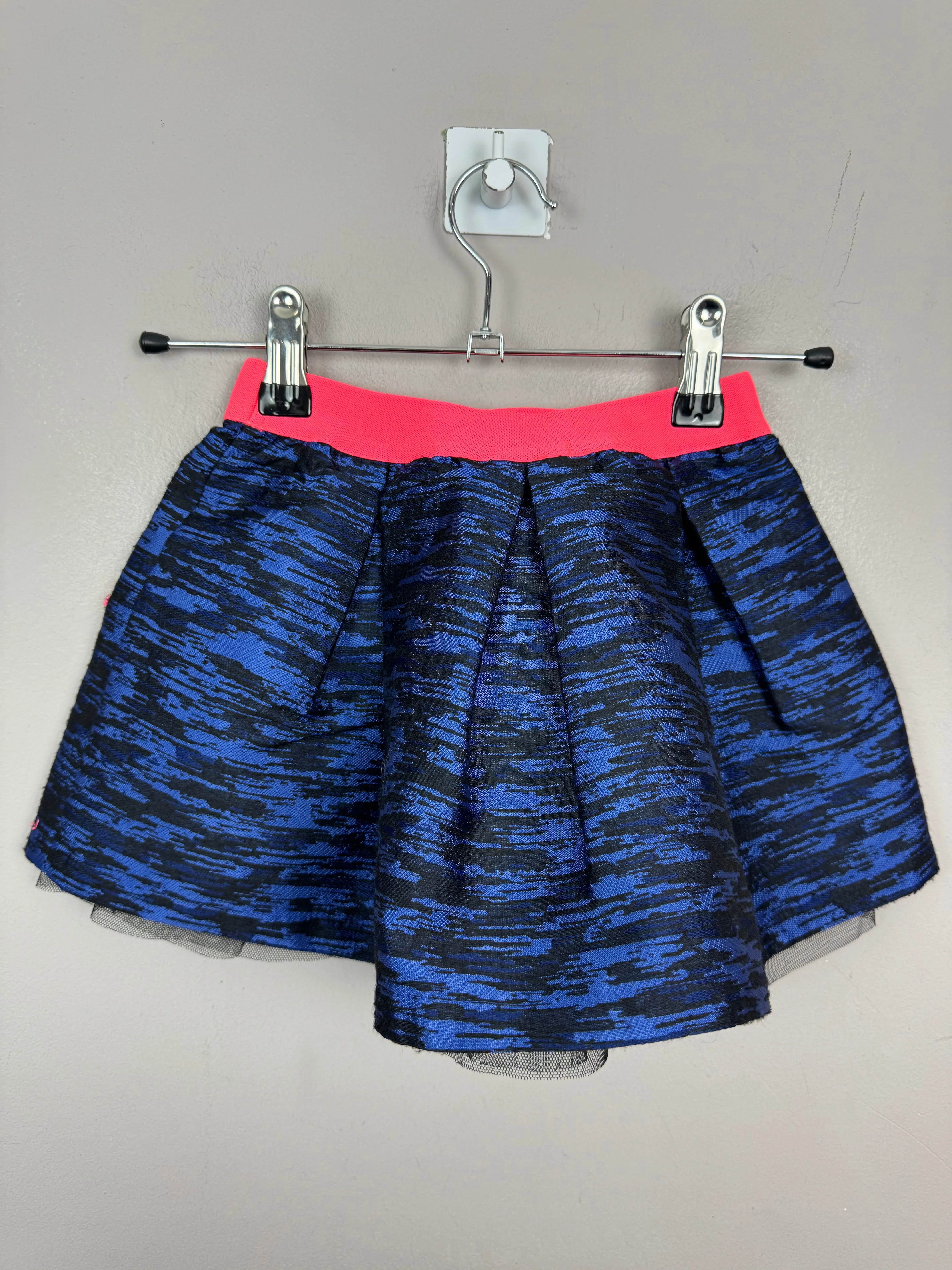 Billieblush Blue/Black Skirt 4y