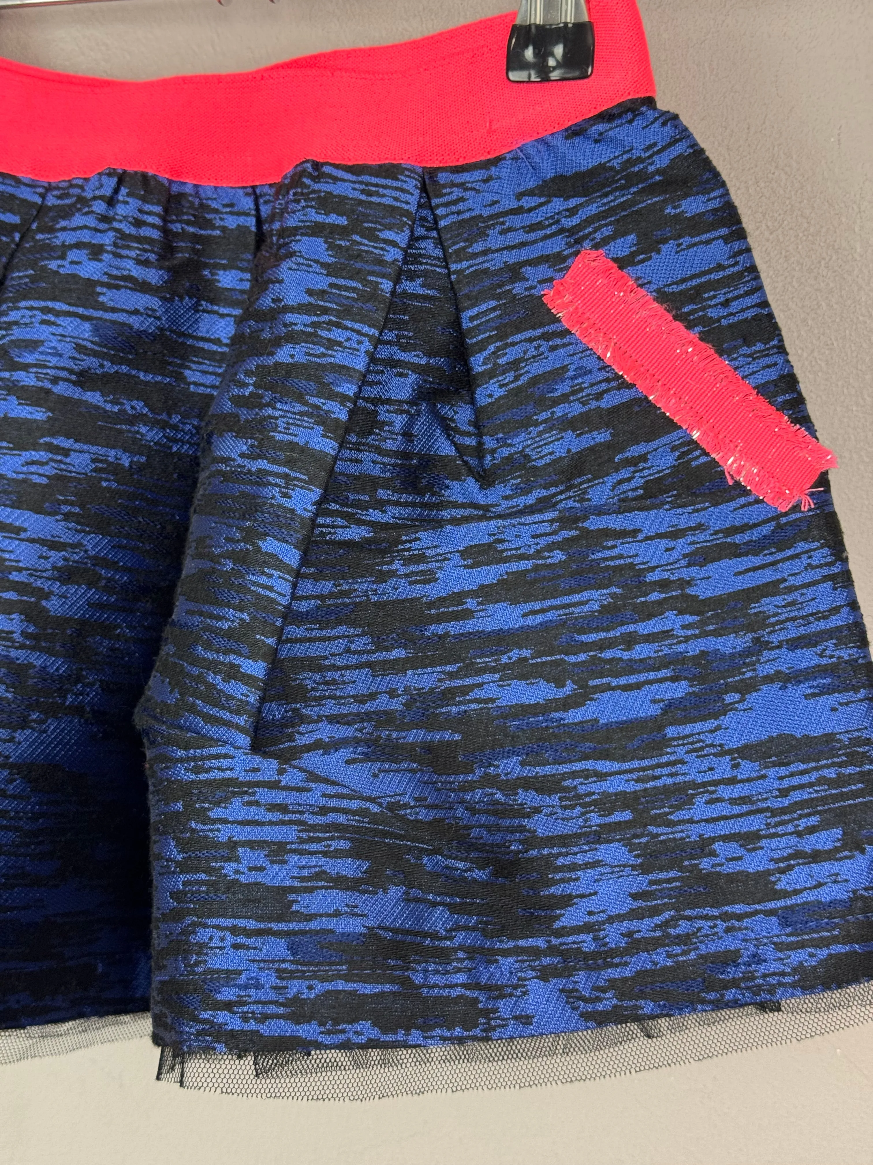 Billieblush Blue/Black Skirt 4y