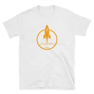 Bitcoin T Shirt White Rocket Cryptocurrency Bitcoin Tee Shirt for Women