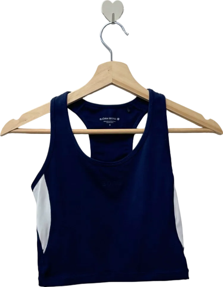 Björn Borg Navy Borg Crop Tank UK S