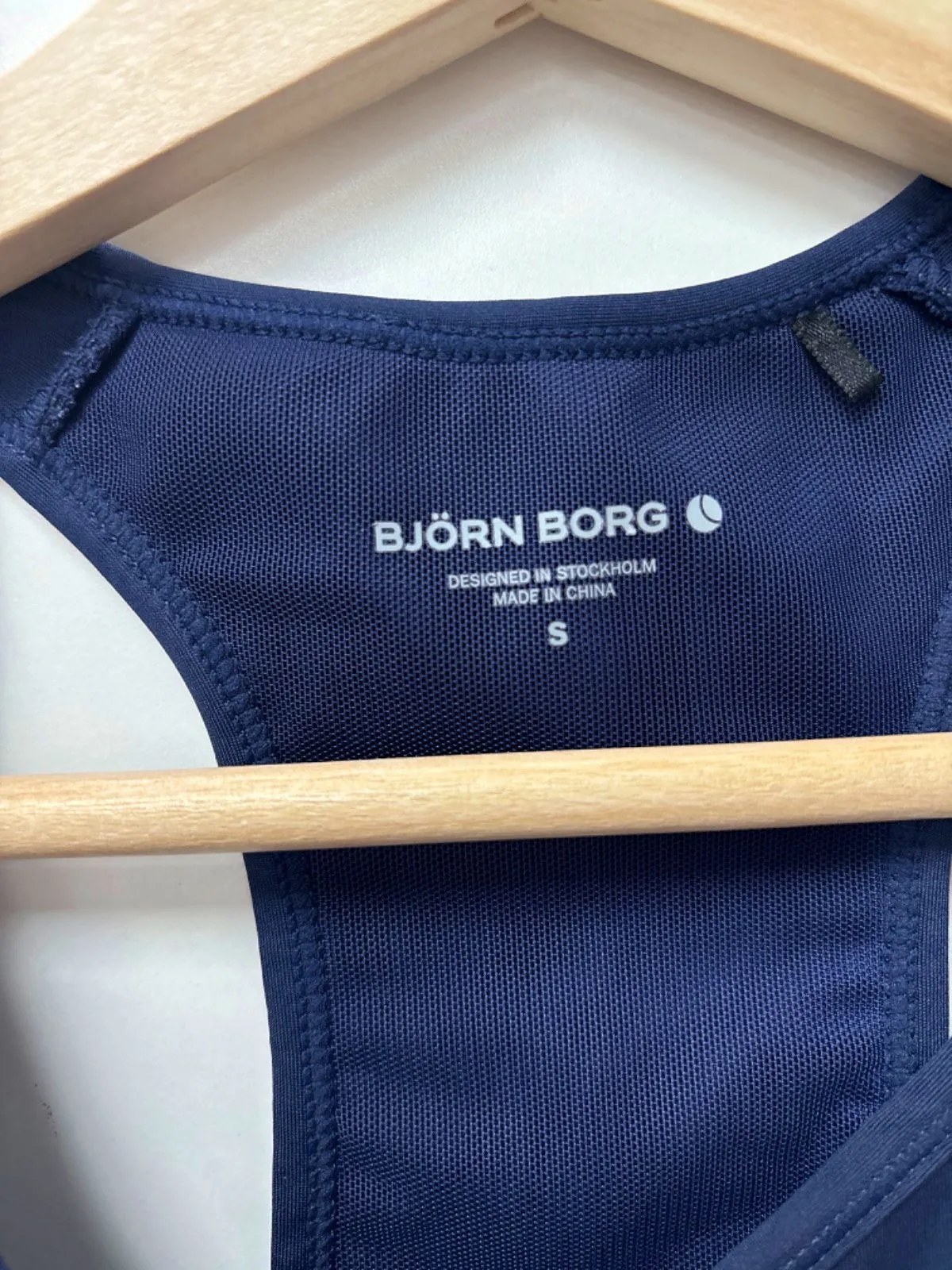 Björn Borg Navy Borg Crop Tank UK S