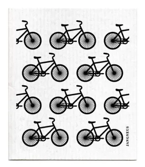 Black Bikes Dishcloth