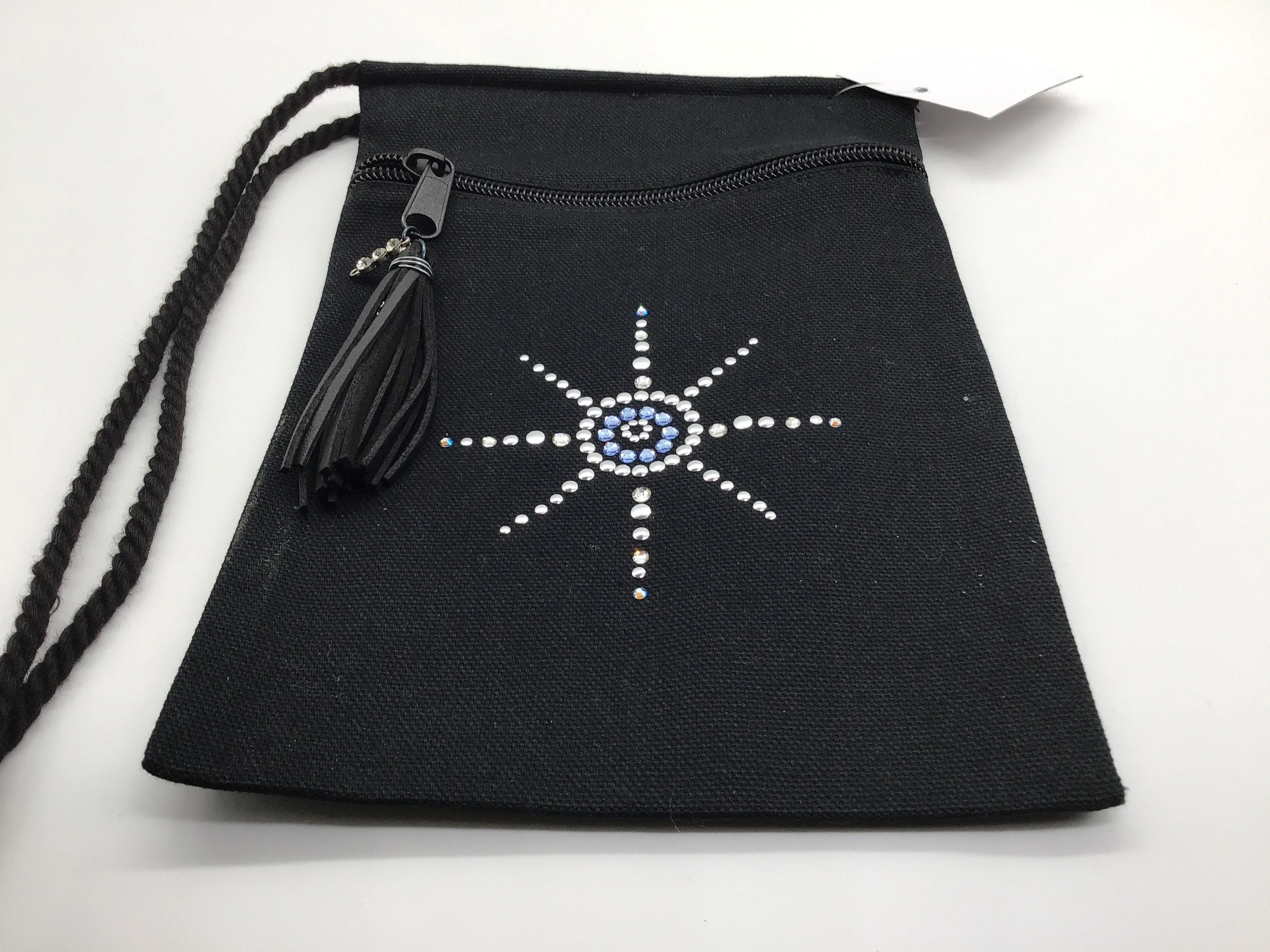 Black Tassel Sling Bag