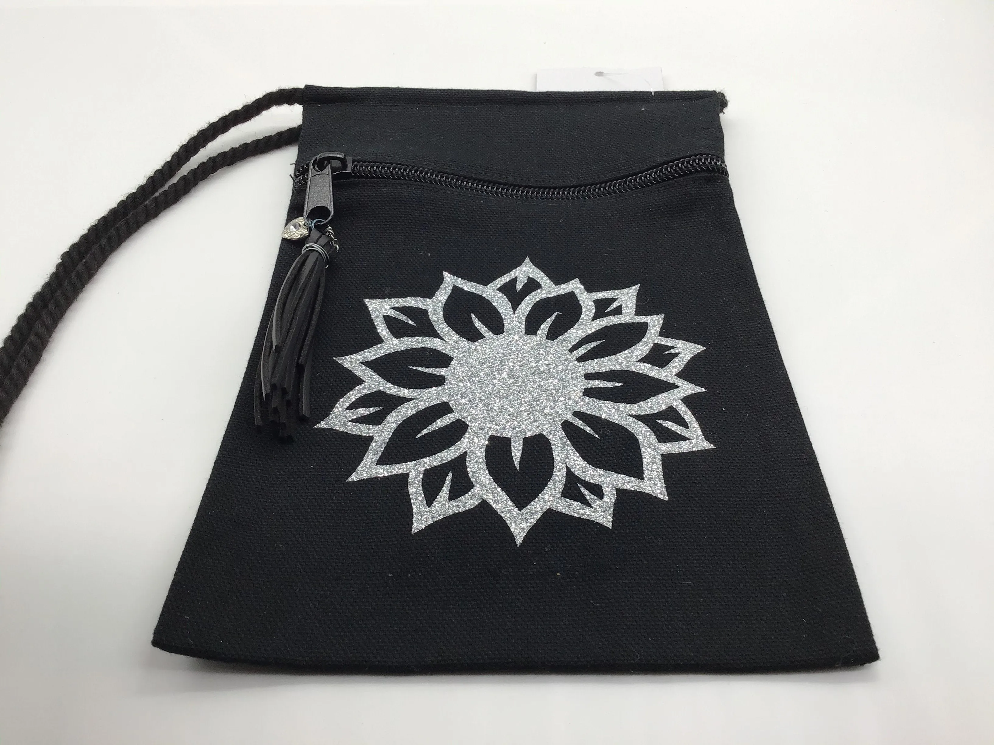 Black Tassel Sling Bag
