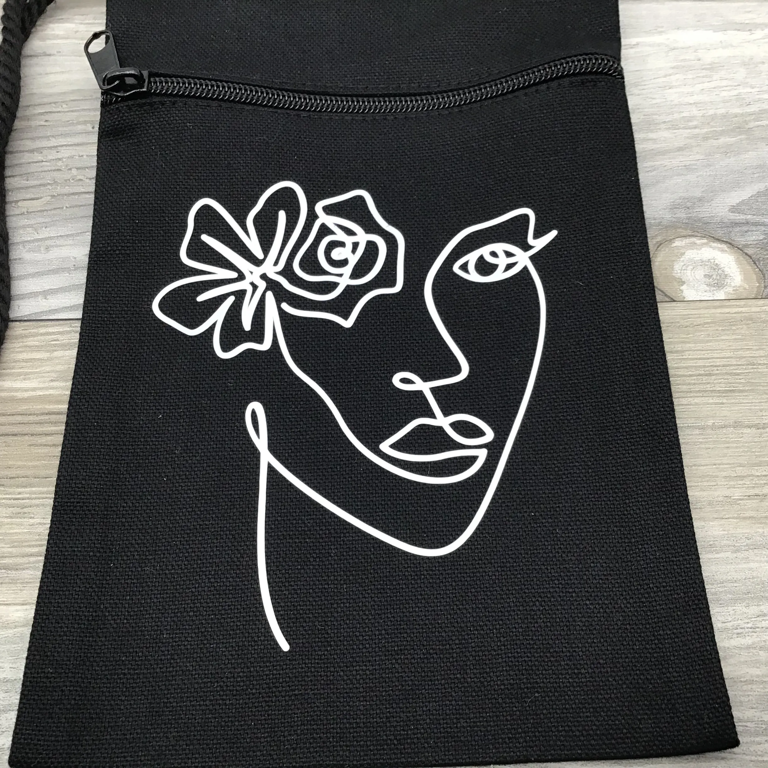 Black Tassel Sling Bag