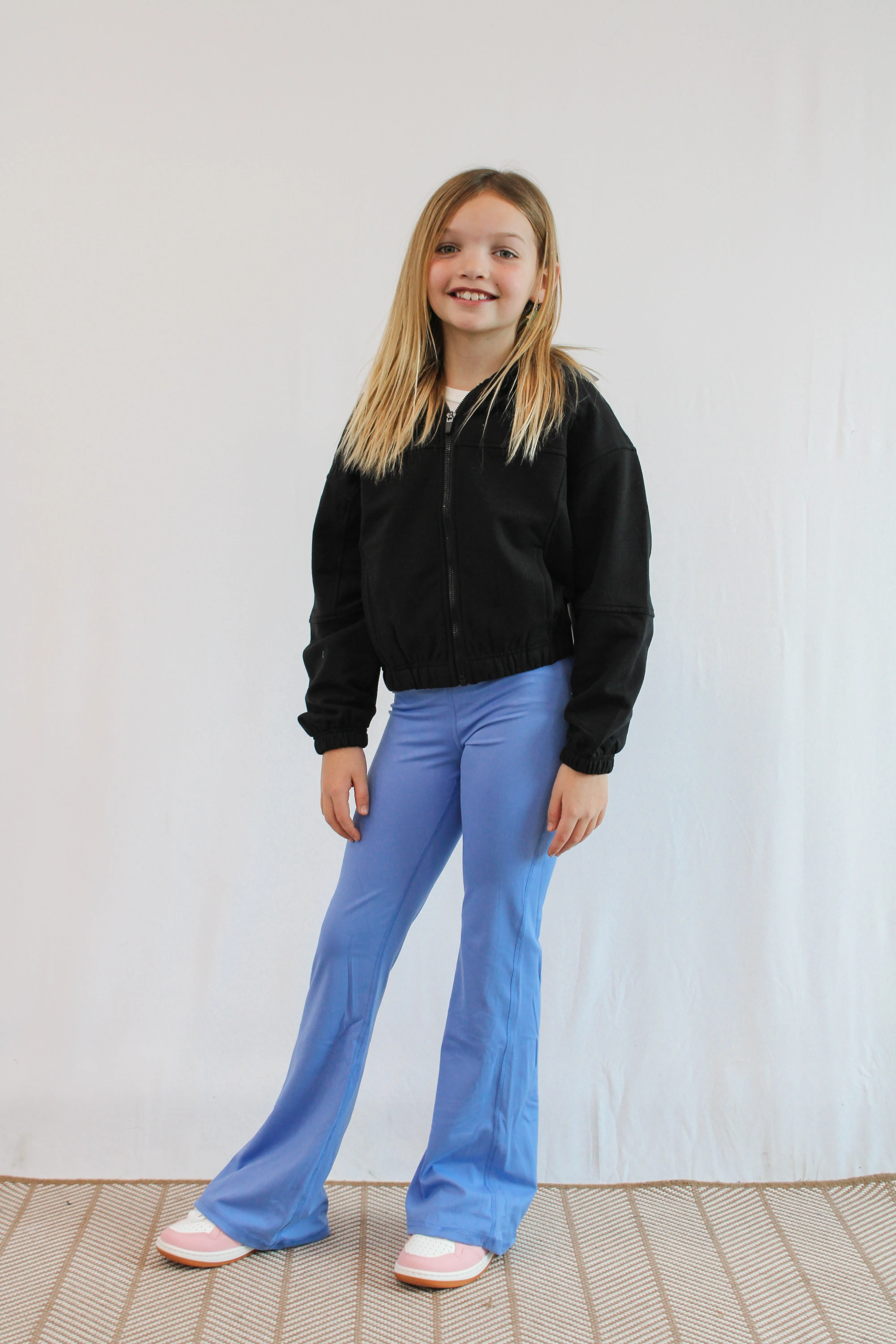 BLAKE GIRLS CROP HOODED JACKET