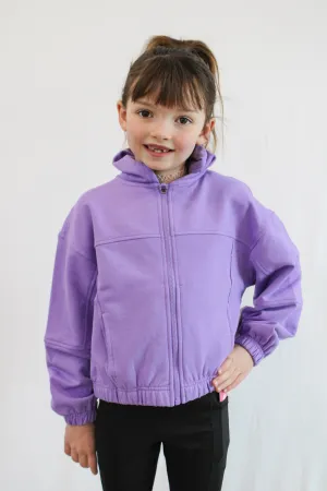 BLAKE GIRLS CROP HOODED JACKET