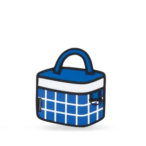 Blue Checkered Handbag