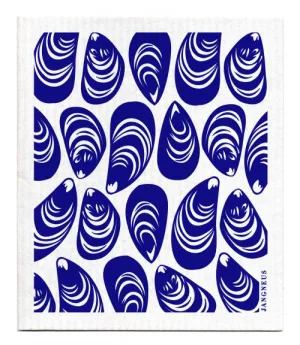 Blue Mussels Dishcloth