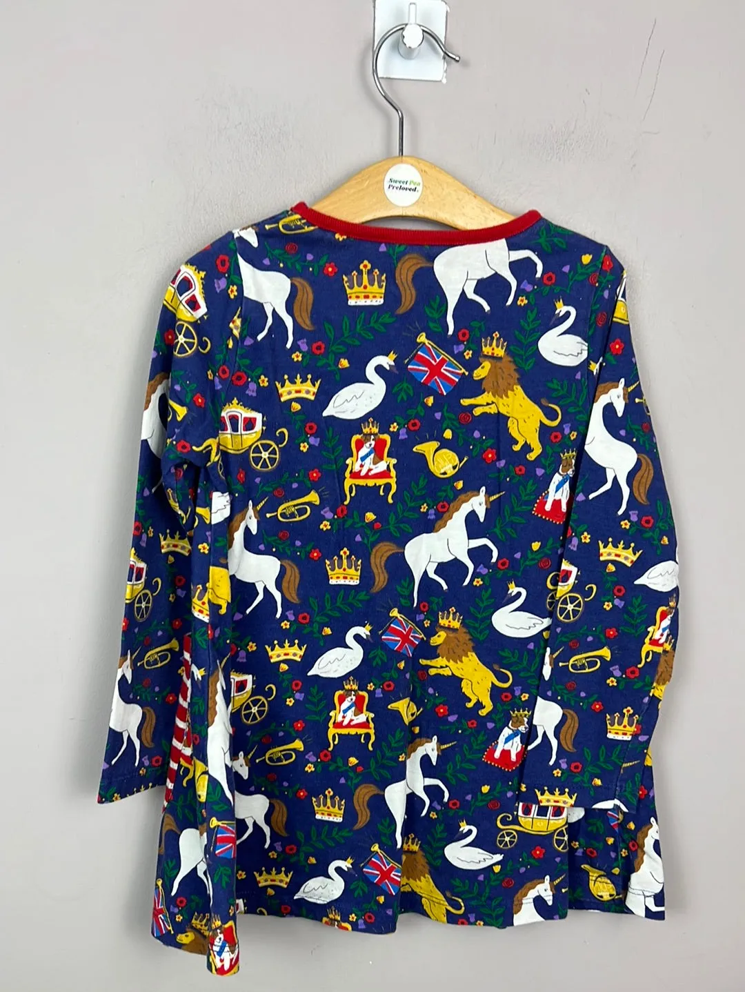 Boden A Royal Affair Jersey tunic 5-6y