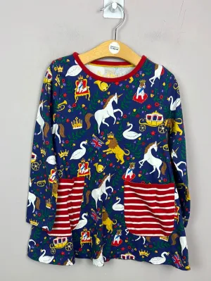 Boden A Royal Affair Jersey tunic 5-6y