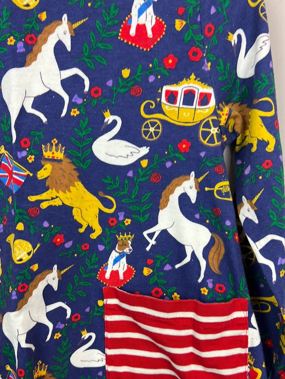 Boden A Royal Affair Jersey tunic 5-6y