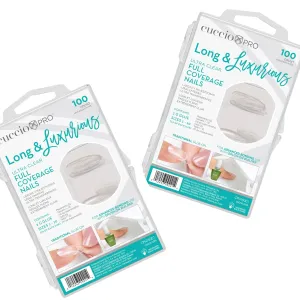 BOGO: Buy one get one FREE! 100 ct. Full Coverage Tips Long & Luxurious - 200 Count total