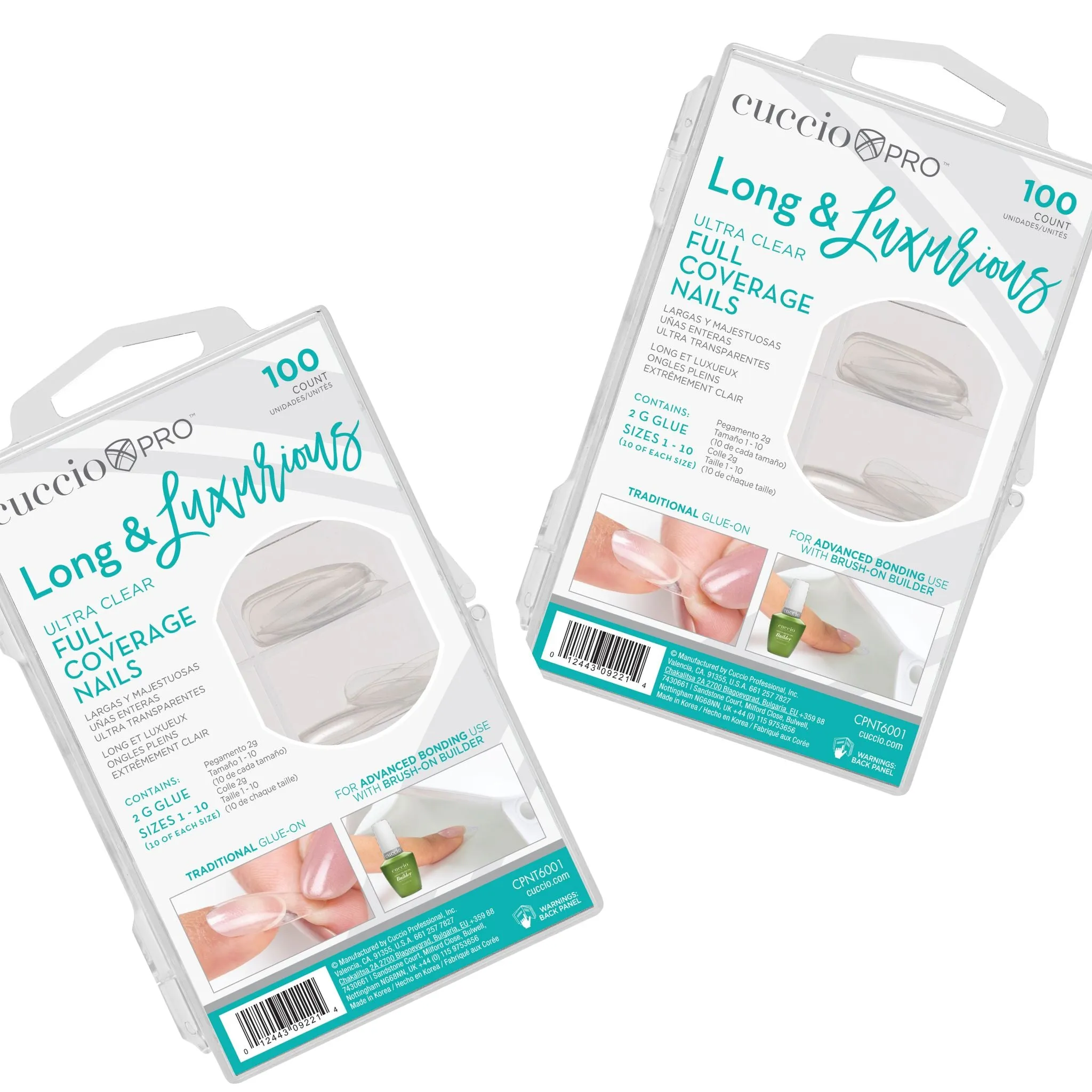 BOGO: Buy one get one FREE! 100 ct. Full Coverage Tips Long & Luxurious - 200 Count total