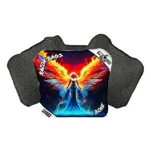 Bone | Flame Angel | ACL PRO Razor Cornhole Bags