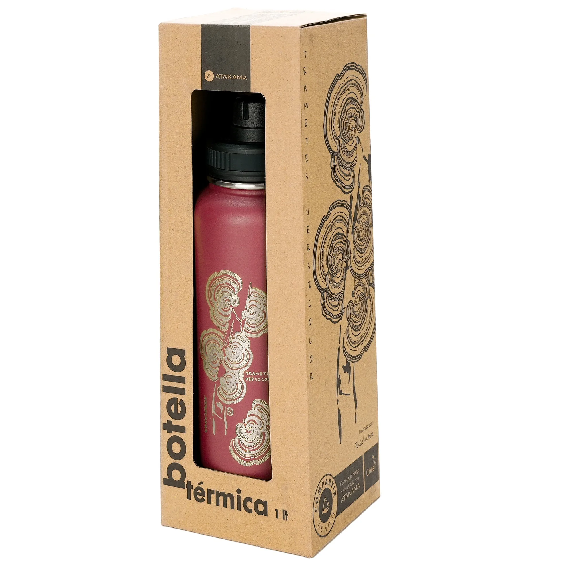 Botella térmica Trametes versicolor 1 lt Atakama Outdoor