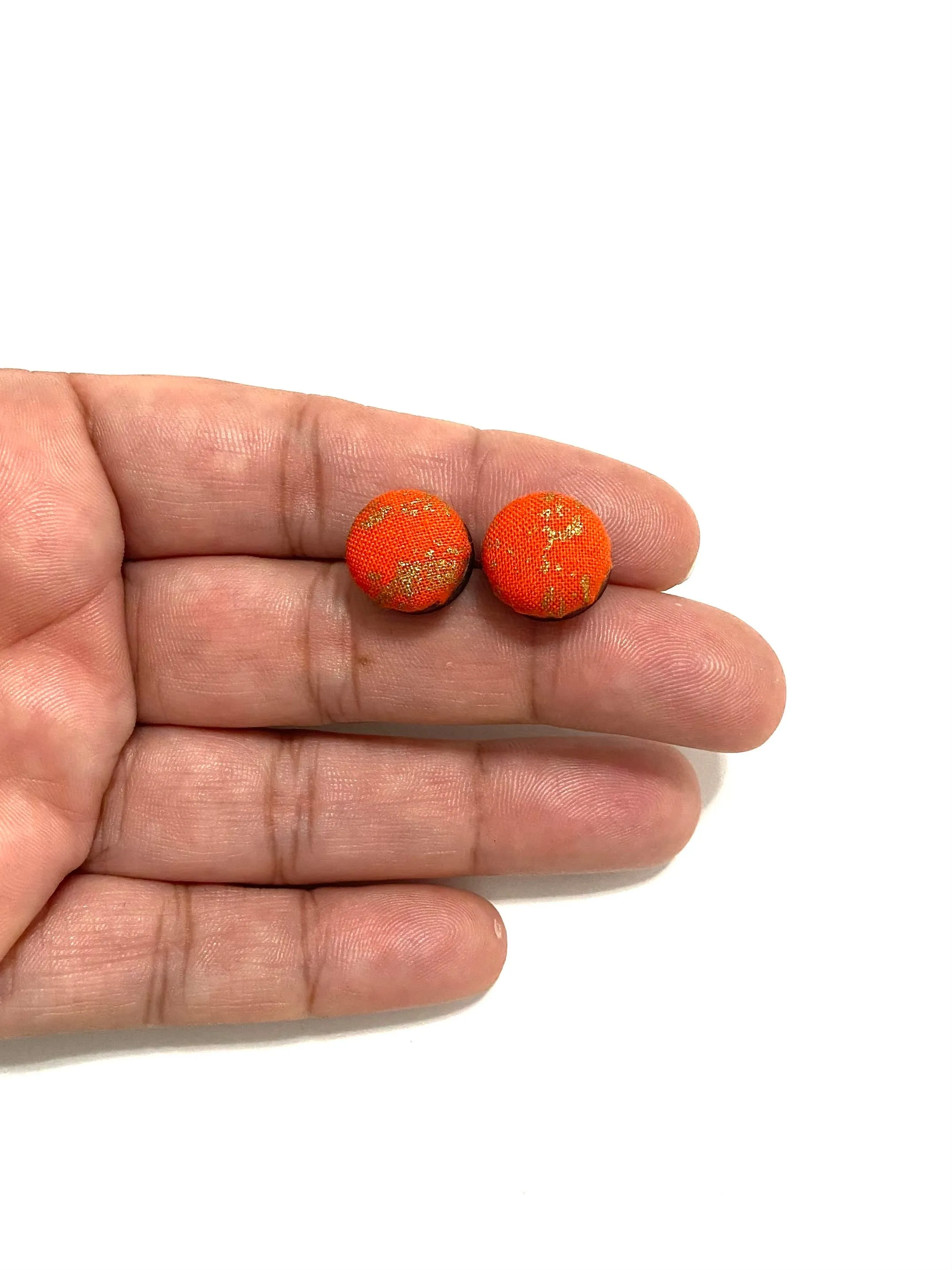 BOTÓN DE AZÚCAR - Small Studs - Golden Orange