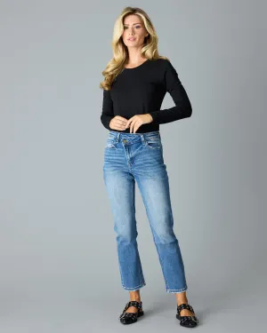 Boyfriend Criss Cross Crop
