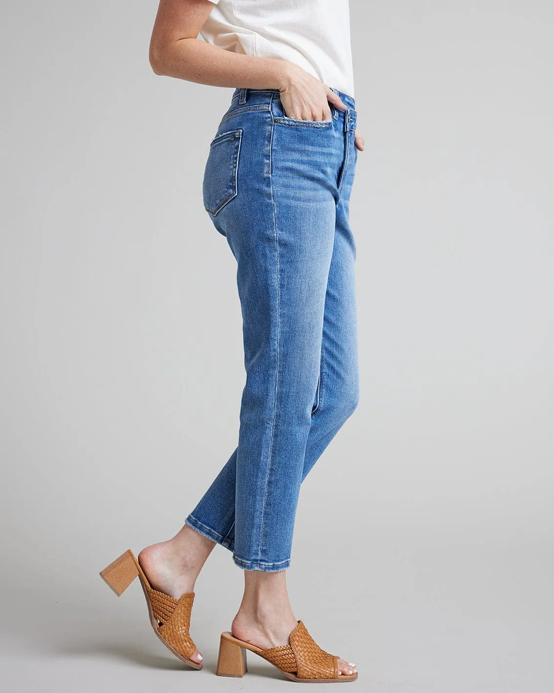 Boyfriend Criss Cross Crop