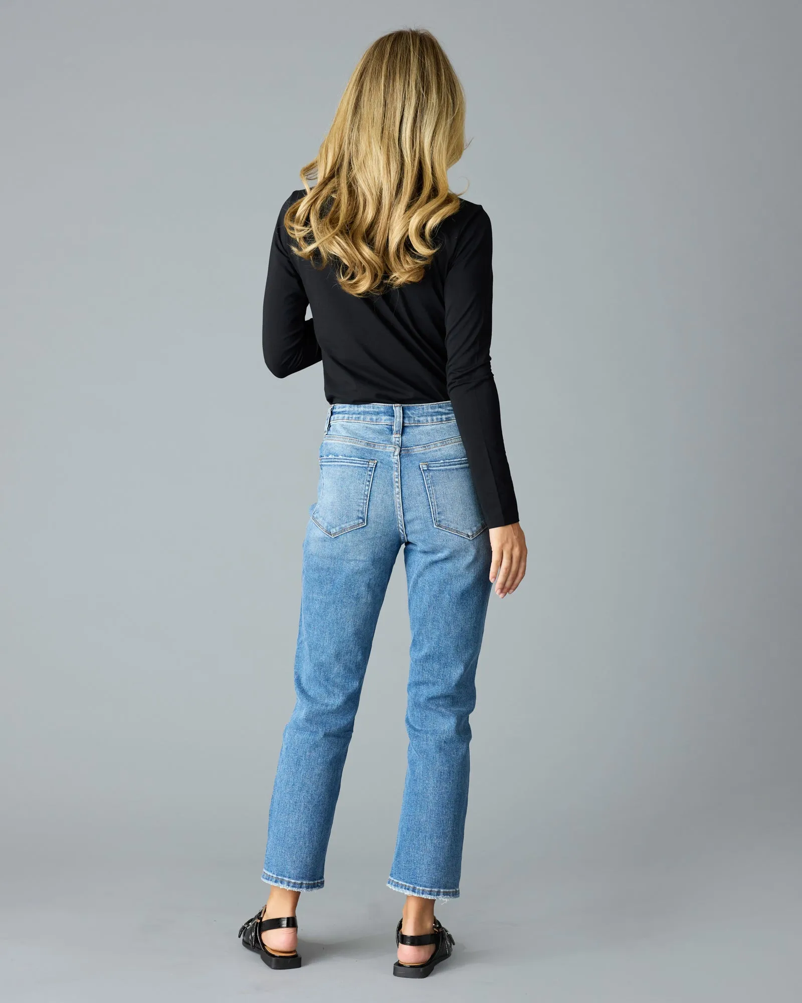 Boyfriend Criss Cross Crop