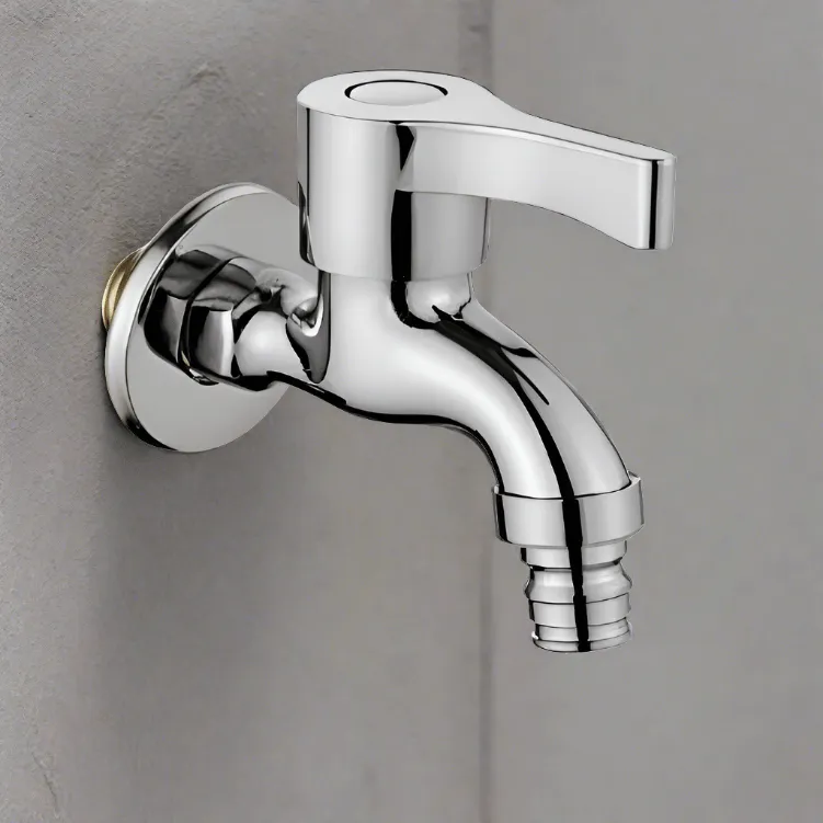 Brass Wall-Mounted Bibcock Tap - CS 18