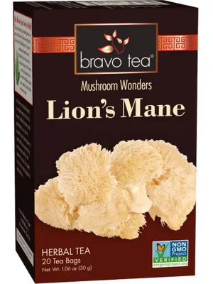 Bravo Tea, Lion's Mane, 20 Tea Bags