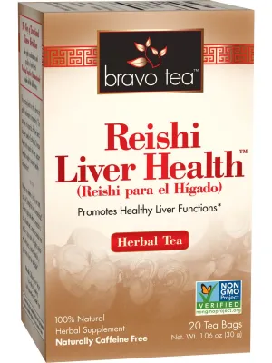 Bravo Tea, Reishi Liver Health, 20 Tea Bags