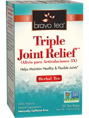 Bravo Tea, Triple Joint Relief, 20 Tea Bags