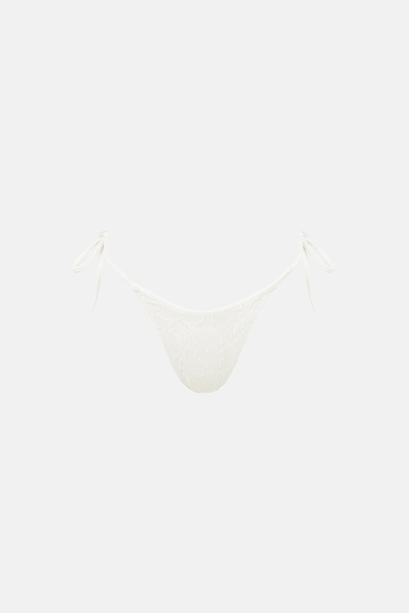 Breeze Tie Side Hi Cut Pant Cream