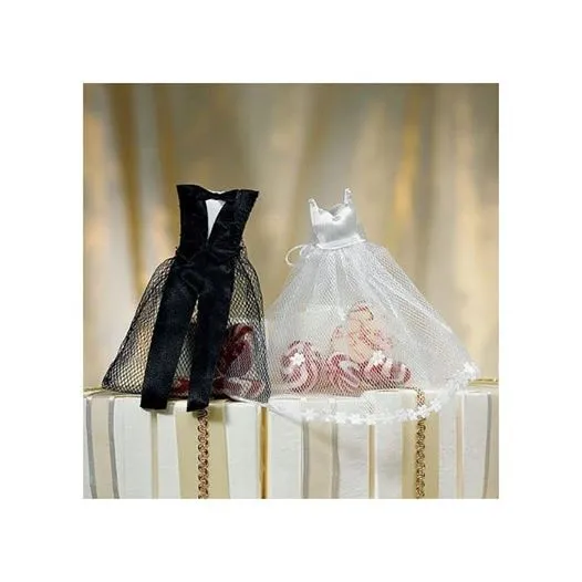 Bride and Groom Candy Favour Bags