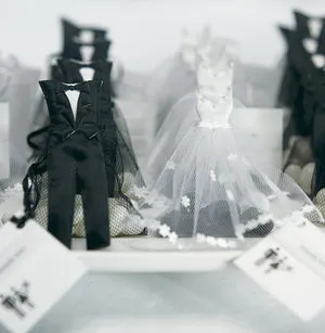 Bride and Groom Candy Favour Bags
