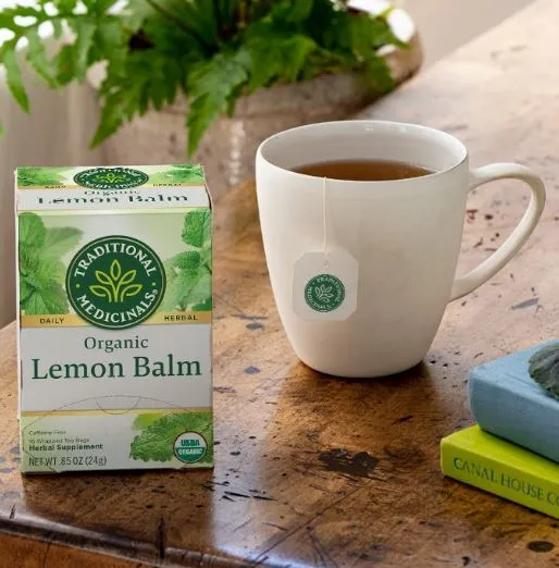 [Bundle Of 4] Traditional Medicinals Organic Lemon Balm, 16 bags Exp: