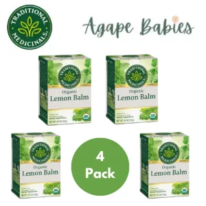 [Bundle Of 4] Traditional Medicinals Organic Lemon Balm, 16 bags Exp: